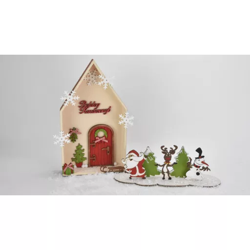 Fehér hókristály 5,5cm 25db/csomag