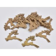 Arany ugrószarvas 5cm 15db/csomag – karácsonyi dekorációhoz