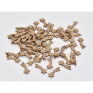 Arany hullócsillag 2,8cm 60db/csomag – karácsonyi dekorációhoz