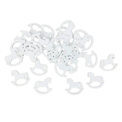 Fehér hintaló 3cm 30db/csomag