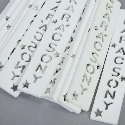 Fa Biléta "KARÁCSONY"  fehér 2x10cm 16db/csomag – ajándékcímkének, koszorúhoz