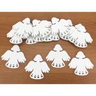 Angyalka 5cm fehér 15db/csomag – karácsonyi dekorációhoz