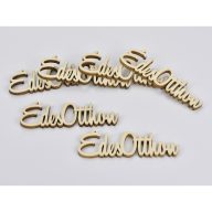 Édes Otthon felirat natúr 10cm 6db/csomag – festéshez, dekorációhoz