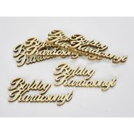 Boldog Karácsonyt felirat natúr 10cm 6db/csomag – koszorúhoz, asztaldíszhez