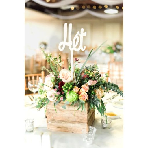 Esküvői beszúrható írott számok 1-10ig fehér 10db/csomag_KIFUTÓ – festéshez, dekorációhoz