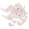 Fa virágmintás madár pink 30db/csomag