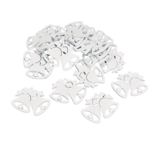 Fehér dupla harang kicsi 20db/csomag