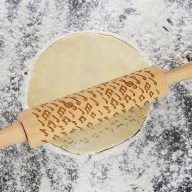 Kekszmintázó sodrófa - Hangjegy 38cm – kreatív dekorációhoz – kreatív hobby projektekhez és dekorációhoz – Papelito.hu