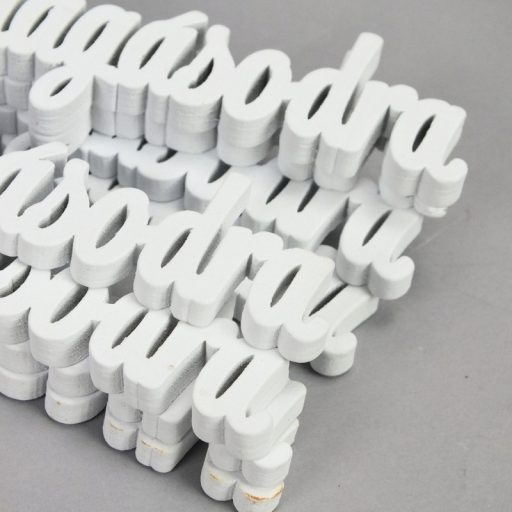 Fehér "Ballagásodra" felirat 10cm 8db/csomag