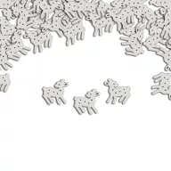 Mini Bambi fehér 3cm 40db/cs – festéshez, dekorációhoz