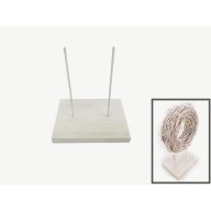 Fa talp kreatív dekorációkhoz 2-es fehér 20/# – ajtódíszhez, koszorúalapnak