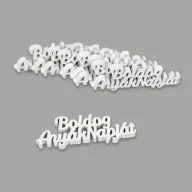 Natúr fa Boldog anyák napját felirat fehér 8db/csomag – festéshez, dekorációhoz