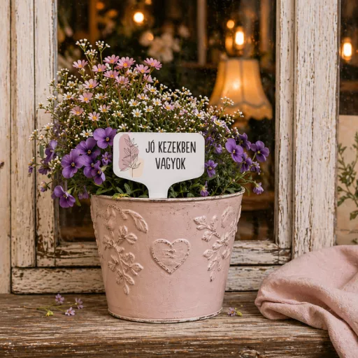  Fa beszúros tábla szögletes - Cser. virágokhoz I.- pasztell 3db/csomag