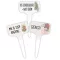 Fa beszúros tábla szögletes - Cser. virágokhoz II.- pasztell 3db/csomag