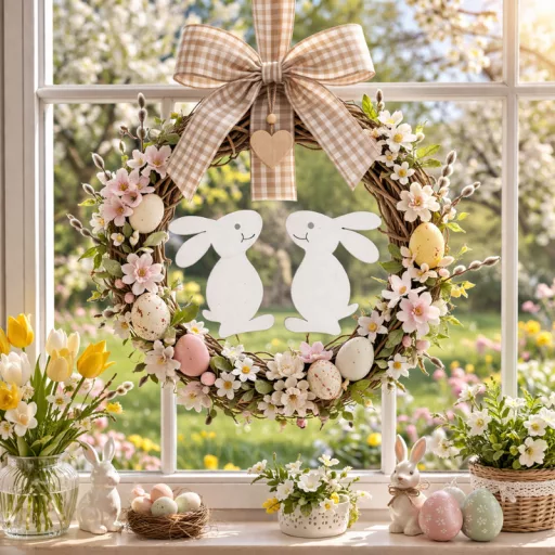 Mosolygós duci nyuszi fehér 15db/csomag 520/#