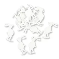 Mosolygós nadrágos nyuszi fehér 15db/csomag 406/#