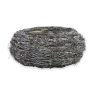  Indás szürke bélelt tál közepes 27cm 28/#