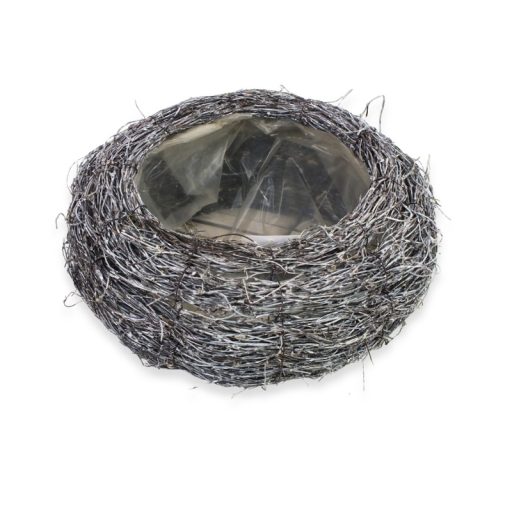  Indás szürke bélelt tál közepes 27cm 28/#