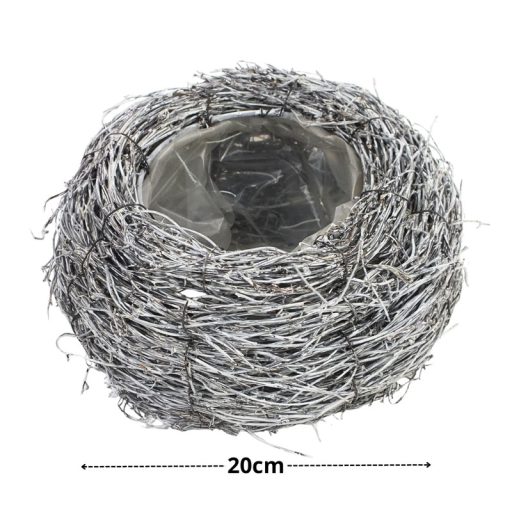 Indás szürke bélelt tál kicsi 20cm 42/#