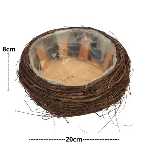 Fonott inda tál szett barna 2db/szett 36/#