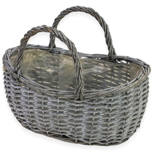 Fonott kosár szett szürke 3db/szett 18/#