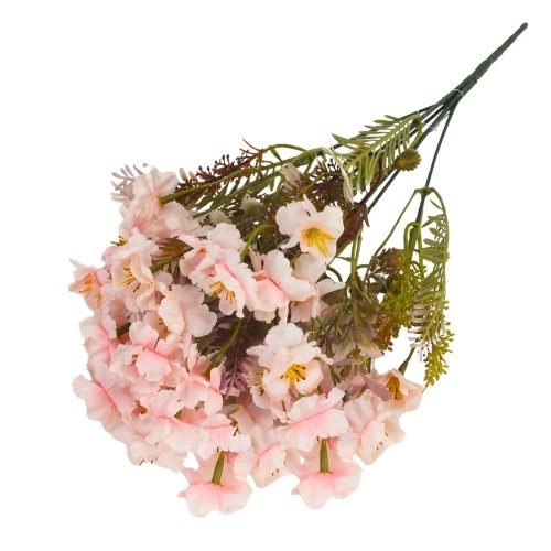 7 ágú virágos csokor halvány rózsaszín