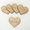 Natúr fa - Szív "Tőlem,Neked" 4cm 5db/cs – valentin napi dekorációhoz
