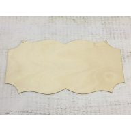 Natúr fa - Íves tábla 30cm – festéshez, dekorációhoz