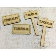 Natúr fa - Tündérlak kellékek 4db/csomag – kerti és otthoni dekorációhoz