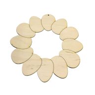 Natúr fa - Tojás koszorú 20cm – koszorúkészítéshez