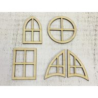 Natúr fa - Tündérablak szett 5db/csomag – kerti és otthoni dekorációhoz