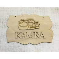 Natúr fa - Kamra tábla 19x13,5cm – festéshez, dekorációhoz