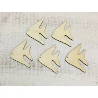 Natúr fa - Vitorláshal 8cm 5db/csomag – nyári dekorációhoz