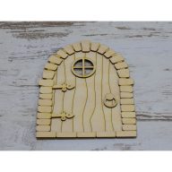 Natúr fa - Tündérajtó "Tania" 20cm – kerti és otthoni dekorációhoz