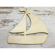 Natúr fa - Vitorlás 15cm – nyári dekorációhoz – Szezonok, alkalmak