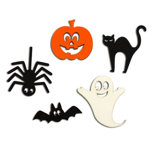 Natúr fa - Halloween szett 5db/csomag – őszi dekorációhoz