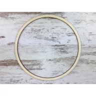 Natúr fa - Álomfogó karika 25cm – festéshez, decoupage technikához