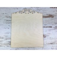 Natúr fa - Barokk tábla 30x37cm – festéshez, dekorációhoz