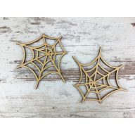 Natúr fa - Pókháló 12cm 2db/csomag – őszi dekorációhoz