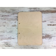Natúr fa - A5-ös felfűzhető könyvborító – festéshez, dekorációhoz