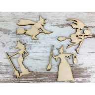 Natúr fa - Banya csapat  8cm 4db/csomag – őszi dekorációhoz