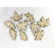 Natúr fa - Őszi falevelek 3,5cm 9db/csomag – őszi dekorációhoz