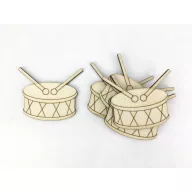 Natúr fa - Dob 5cm 5db/csomag – festéshez, dekorációhoz