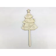 Natúr fa - Beszúrós fenyő 18cm – koszorúhoz, asztaldíszhez