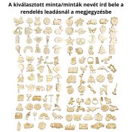 Natúr fa - Ovis jel 5cm 1db – festéshez, dekorációhoz