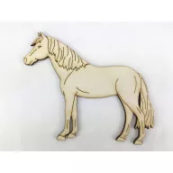 Natúr fa - Lovacska 10x12cm – festéshez, dekorációhoz