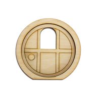 Natúr fa - Tündérajtó hobbit kicsi – kerti és otthoni dekorációhoz