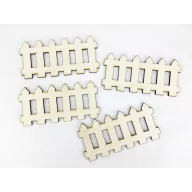 Natúr fa - Kerités szett 12cm 4db/csomag – festéshez, dekorációhoz