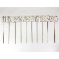 Natúr fa - Beszúrható számok 11-20-ig 26cm – festéshez, dekorációhoz