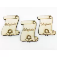 Natúr fa - Pergamen "Ballagásodra" 3db/csomag – ballagási ajándékokhoz